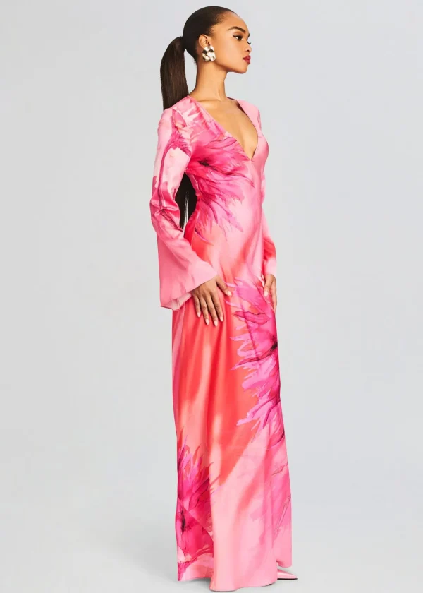 Resort '24*Retrofete Abira Long Dress Pink