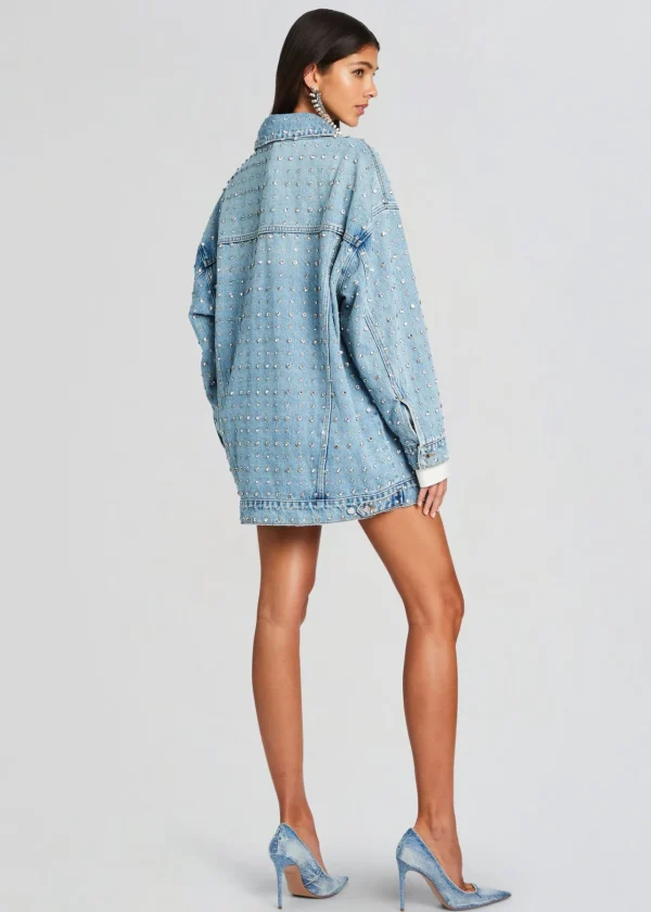 Jackets*Retrofete Ace Embellished Denim Jacket Tangier