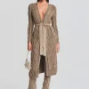 Neutral Moments*Retrofete Adaline Cable Knit Cardigan Washed Tan