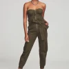 Jumpsuits*Retrofete Addison Jumpsuit Army Green
