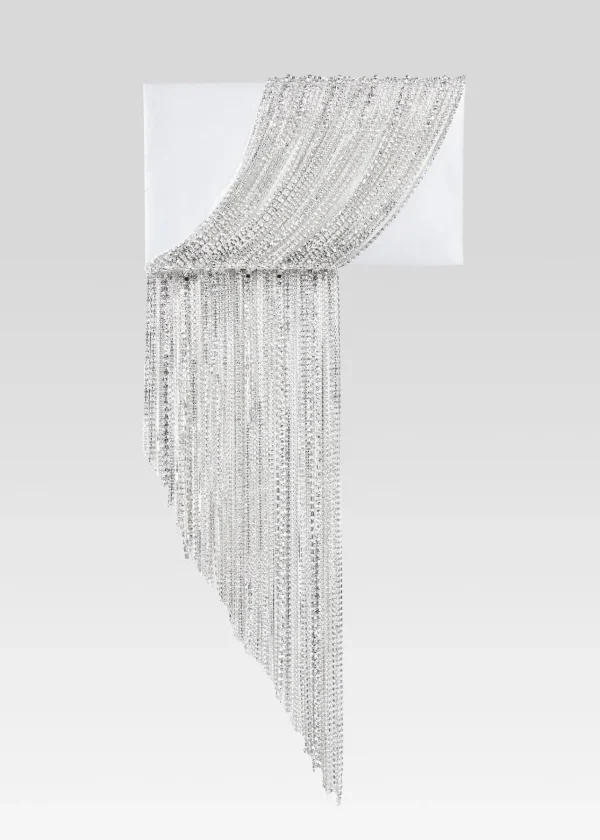Final Touches*Retrofete Adley Crystal Bag White