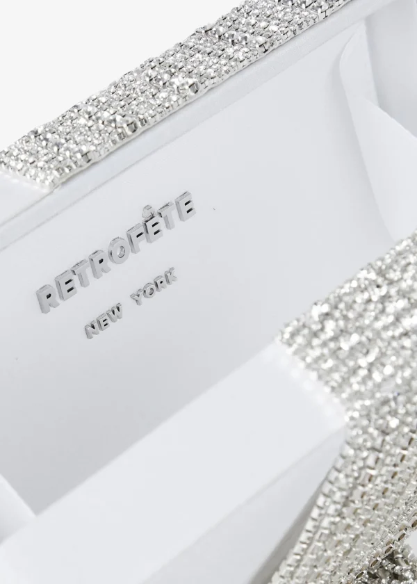 Resort '24*Retrofete Adley Crystal Bag White