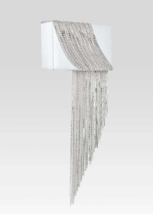 Final Touches*Retrofete Adley Crystal Bag White