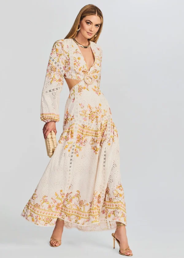 Bridal Party*Retrofete Aira Long Dress Off White