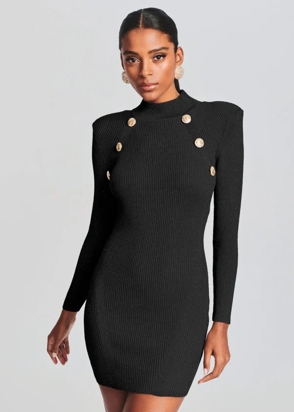 Exclusively Ours*Retrofete Aislinn Dress Metallic Black