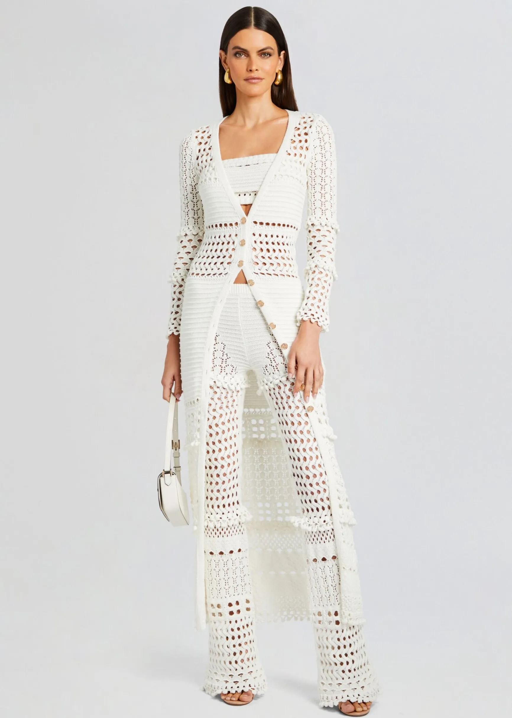 alaia_knit_crochet_cardig_0.webp Honeymoon Looks*Retrofete Alaia Knit Crochet Cardigan Iridescent White