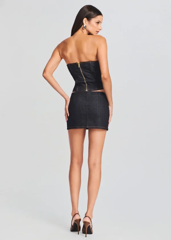 Best Sellers*Retrofete Allie Denim Top Rinse