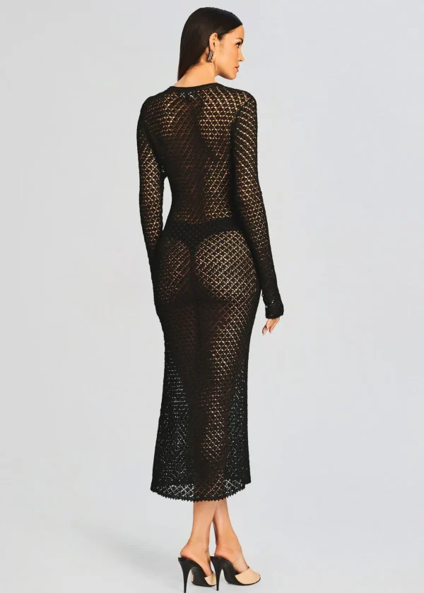 Tops*Retrofete Allison Crochet Cardigan Black