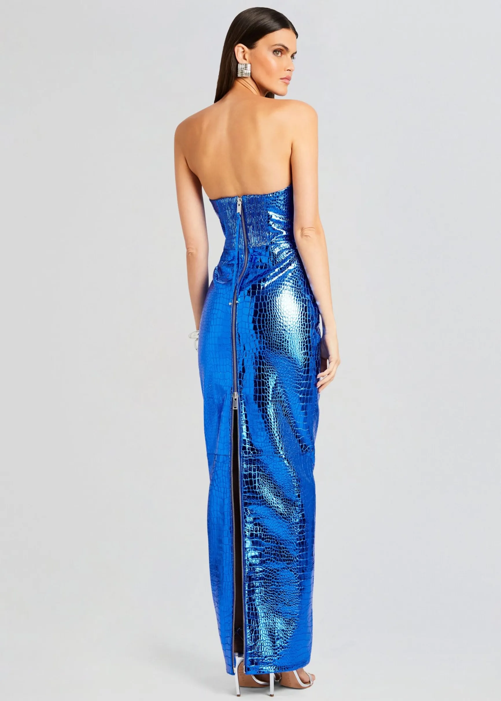 allure_leather_dress_3.webp Guest Of*Retrofete Allure Leather Dress Tropical Blue