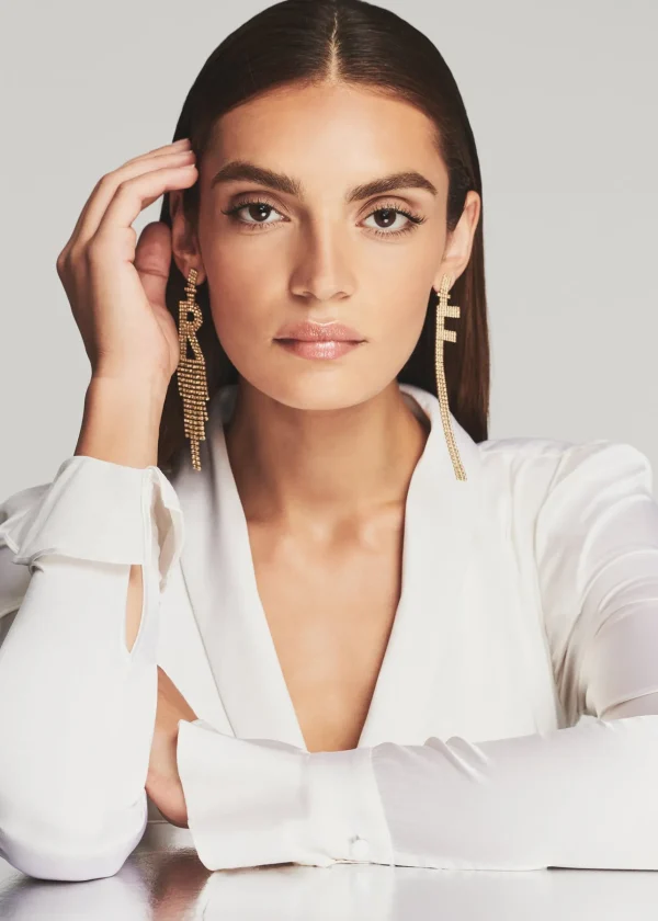 Accessories*Retrofete Alphabet Earring Gold