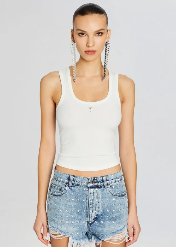Spring Knits*Retrofete Amani Tank White