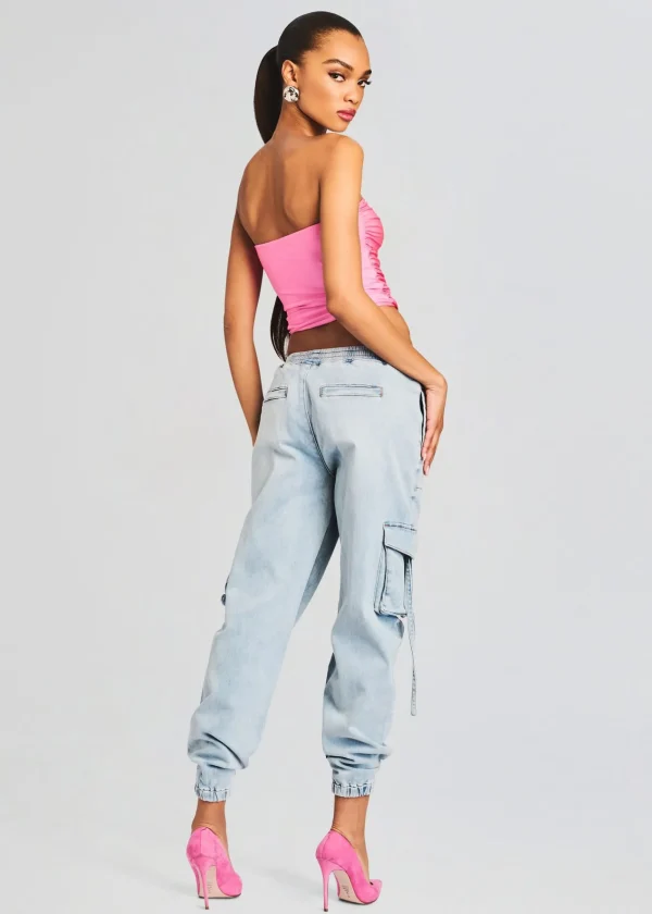 Bottoms*Retrofete Amber Cargo Jogger Coastline Terry