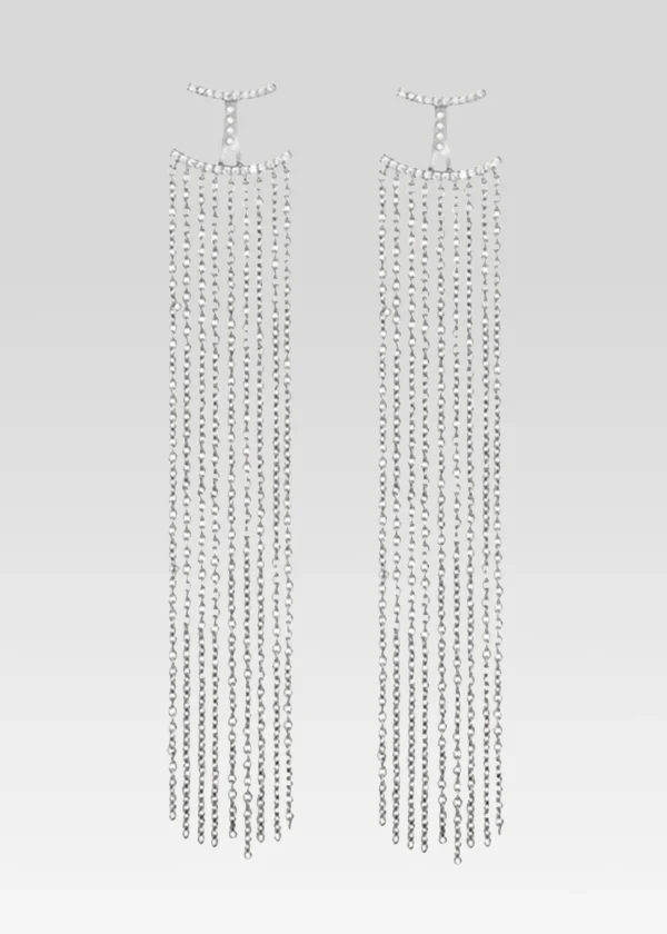 Reception Dresses*Retrofete Amber Earrings Silver