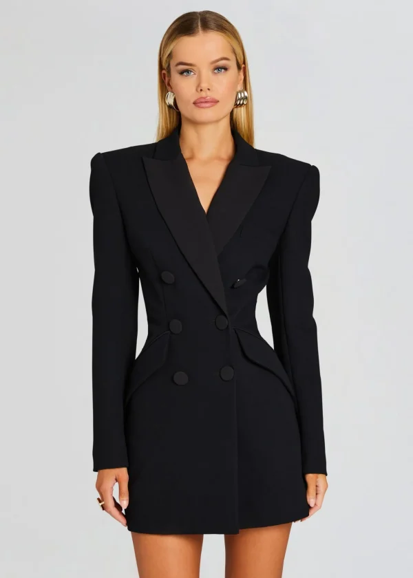 Business Chic*Retrofete Amberly Blazer Dress Black