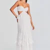 Rehearsal Dinner*Retrofete Ame Long Dress Off White