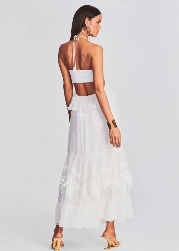 Rehearsal Dinner*Retrofete Ame Long Dress Off White
