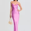 Bridal Party*Retrofete Andie Silk Gown Rose Bud