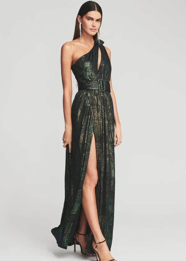 Bridal Party*Retrofete Andrea Maxi Dress Green Print