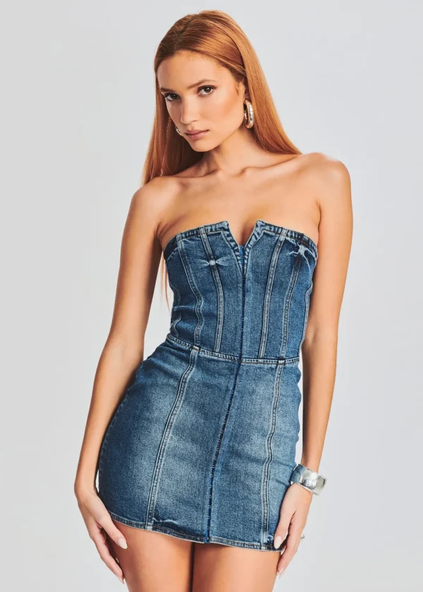 Dresses*Retrofete Andreia Denim Dress Bailey