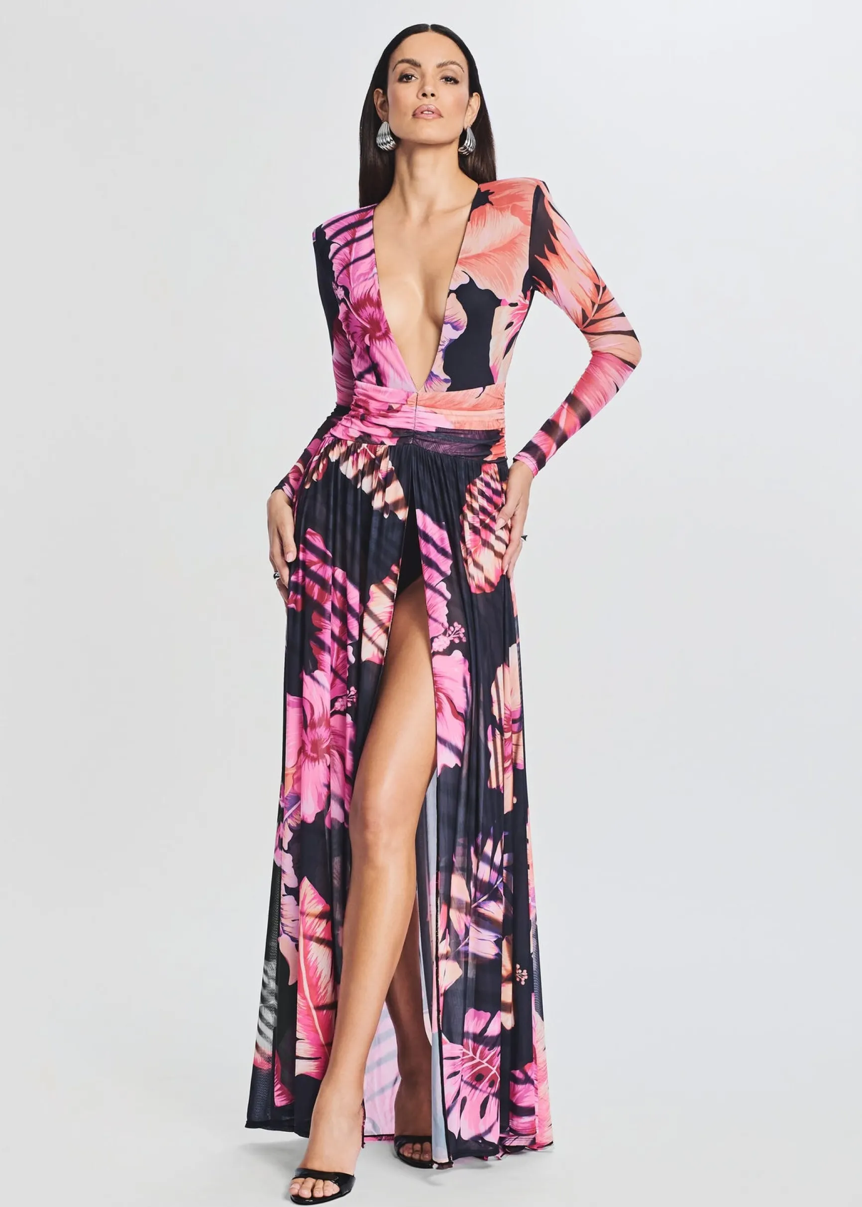 angela_dress_4.webp Bridal Party*Retrofete Angela Dress Tropical Leaf