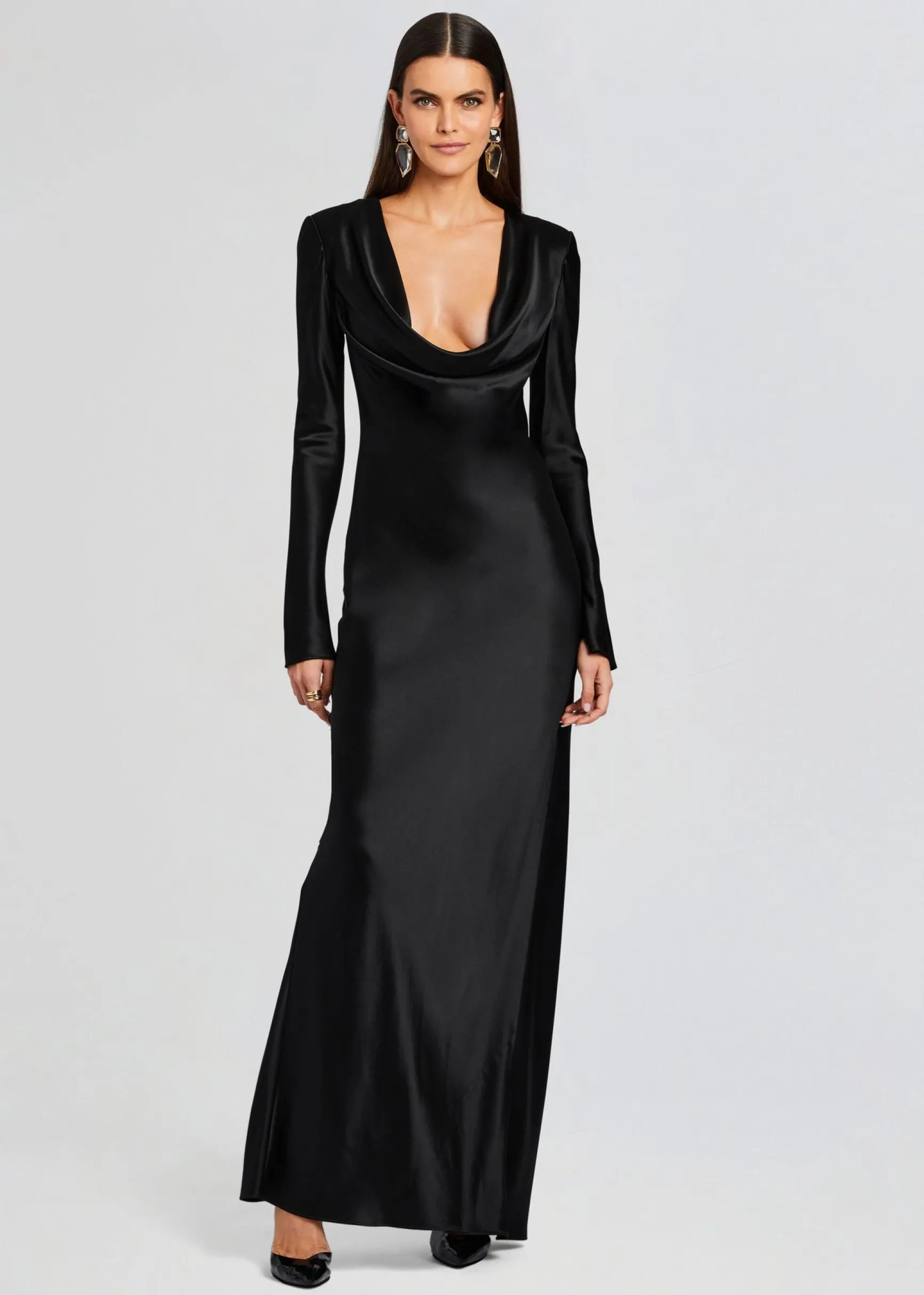 anna_cowl_evening_dress_4-7.webp Guest Of*Retrofete Anna Cowl Evening Dress Black