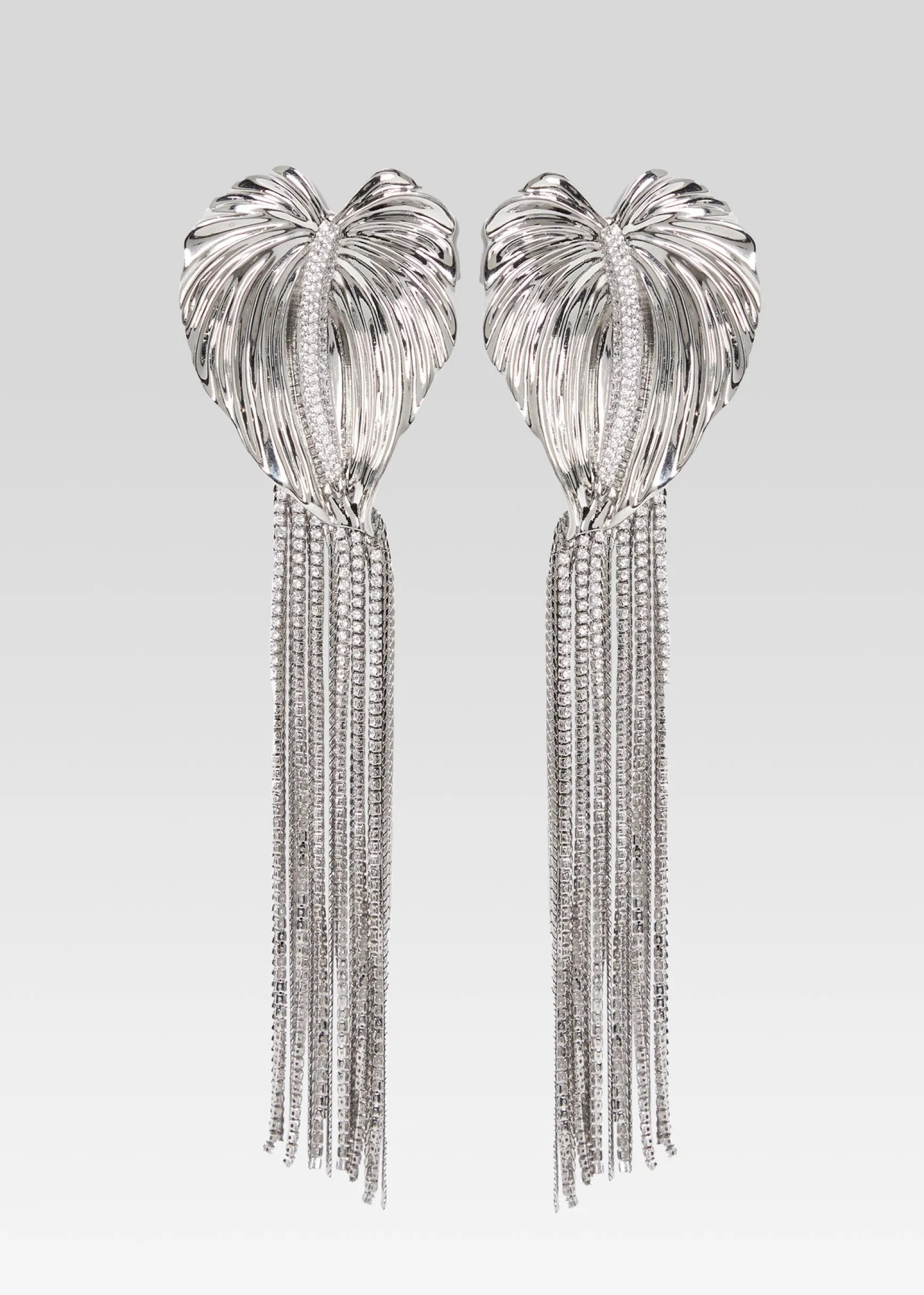 anthurium_drop_crystal_ea_0.webp Guest Of*Retrofete Anthurium Drop Crystal Earring Silver
