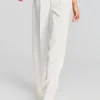 Subtle Shimmer*Retrofete Antonia Pant White