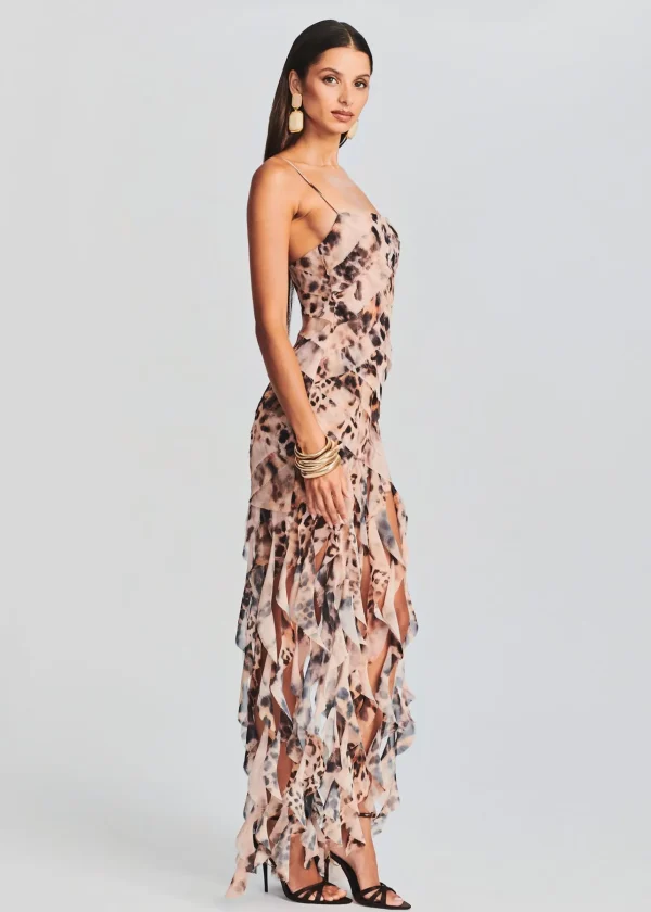RETROFÊTE*Retrofete Aria Dress Vintage Cheetah