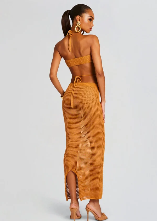 Swim*Retrofete Aria Knitted Top Tobacco