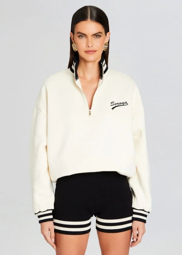 Spring Knits*Retrofete Asbury Sweatshirt Cream