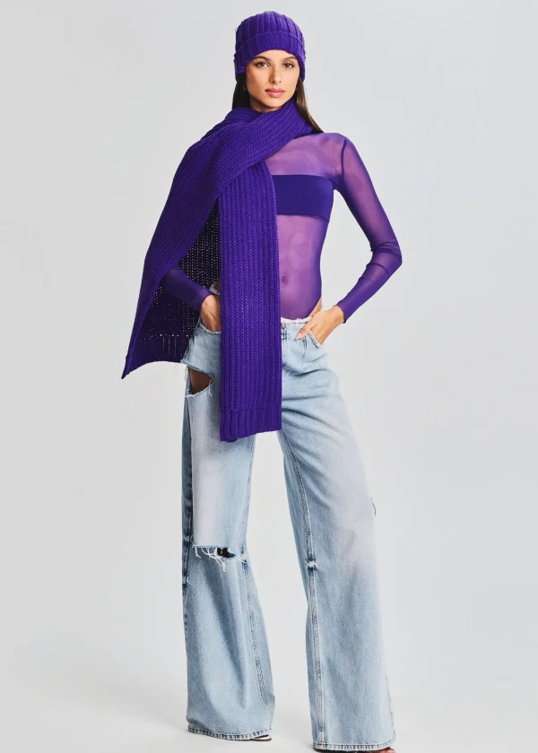 Outerwear*Retrofete Ash Scarf Violet