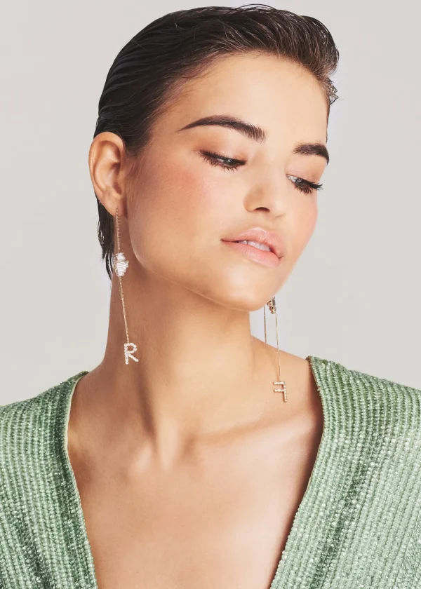 Accessories*Retrofete Aster Letter Earring Gold