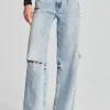 Bottoms*Retrofete Aston Wide Leg Jean Coastline