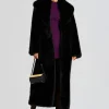 Jackets*Retrofete Averie Faux Fur Coat Black