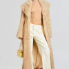 Resort '24*Retrofete Averie Faux Fur Coat Tannin