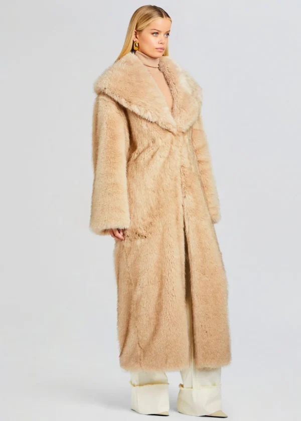 Jackets*Retrofete Averie Faux Fur Coat Tannin