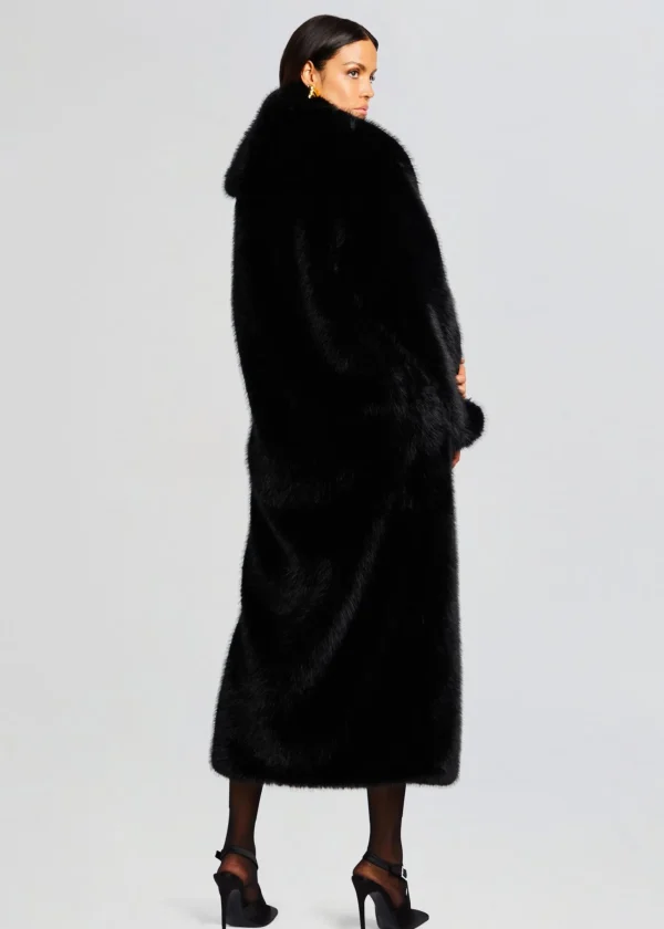 Jackets*Retrofete Averie Faux Fur Coat Black