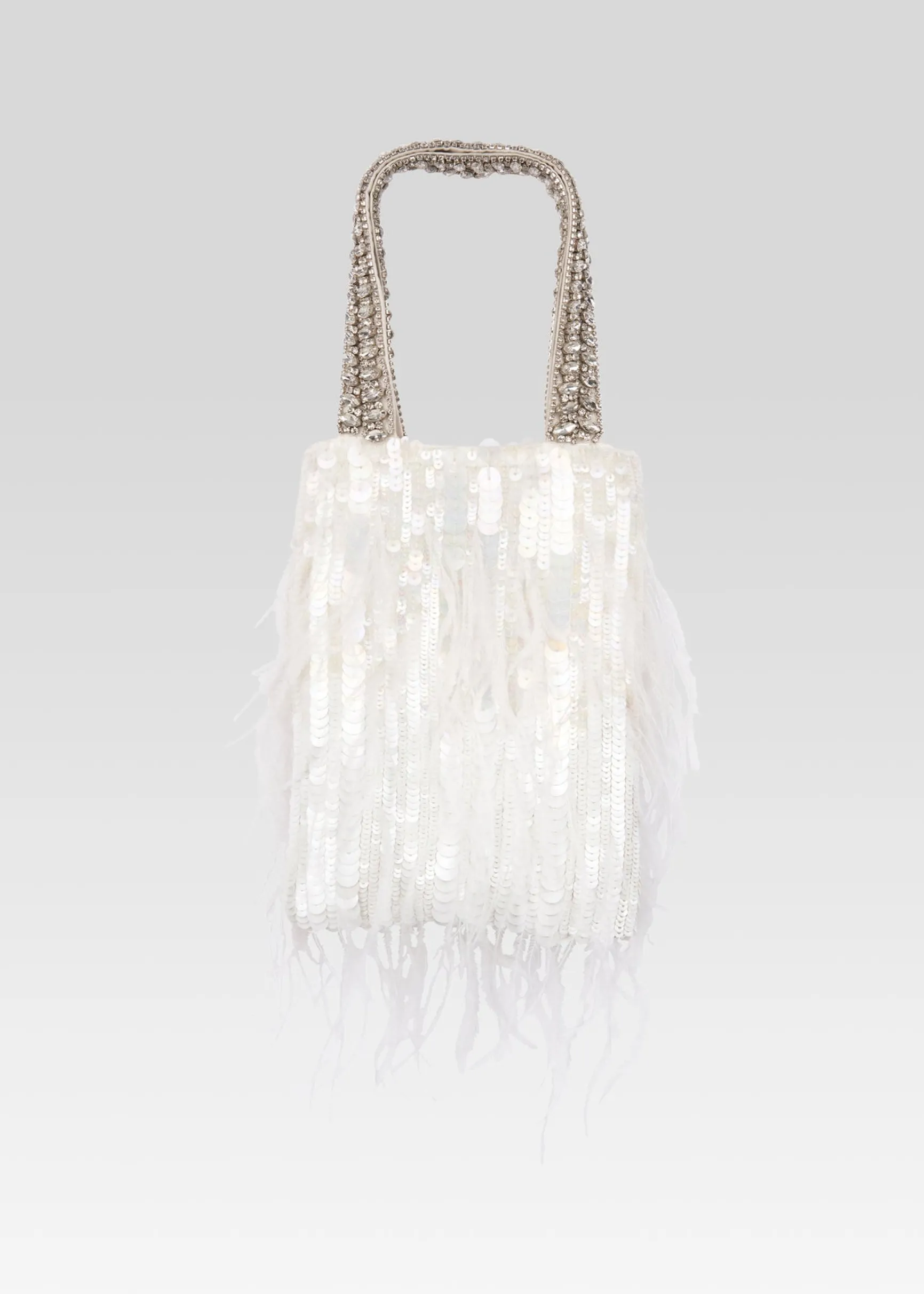 avery_sequin_feather_bag_0.webp Bachelorette Party*Retrofete Avery Sequin Feather Bag White Feather
