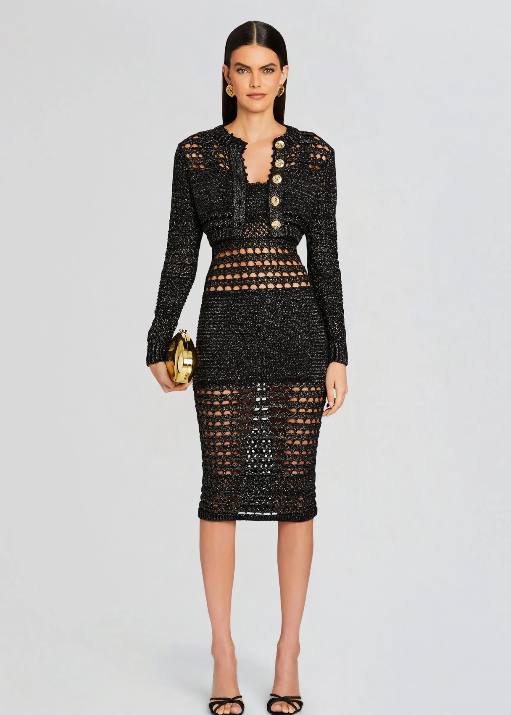 avril_knit_crochet_dress_4-1.webp Spring Knits*Retrofete Avril Knit Crochet Dress Black/Gold