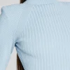 RETROFÊTE*Retrofete Aylin Rib Knit Dress Powder Blue