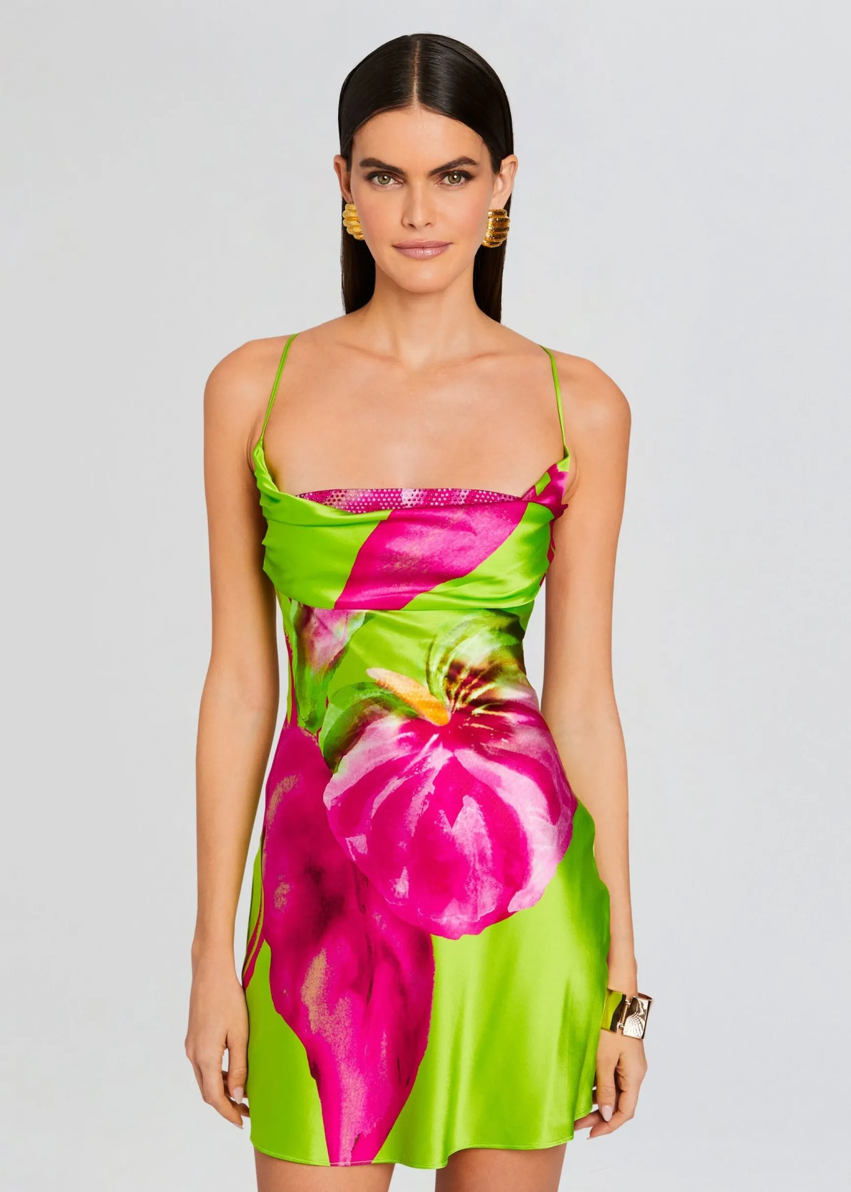 azura_silk_dress_4.webp Tropical Hues*Retrofete Azura Silk Dress Lime Anthurium