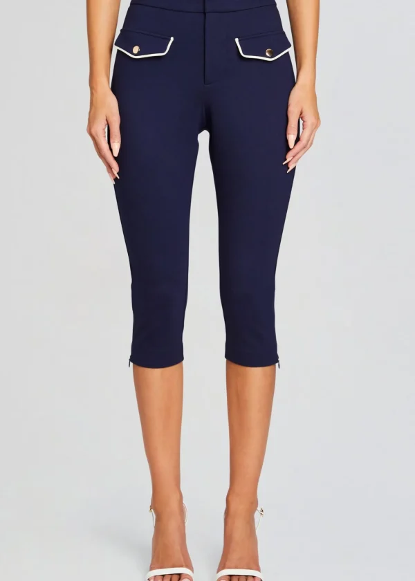 Business Chic*Retrofete Basil Capri Pant Navy