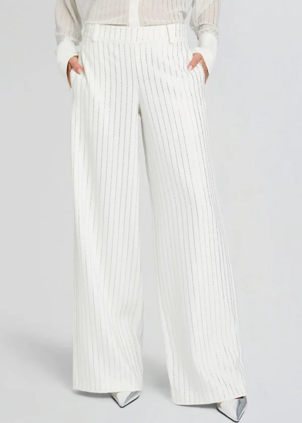 RETROFÊTE*Retrofete Baylor Embellished Pant White