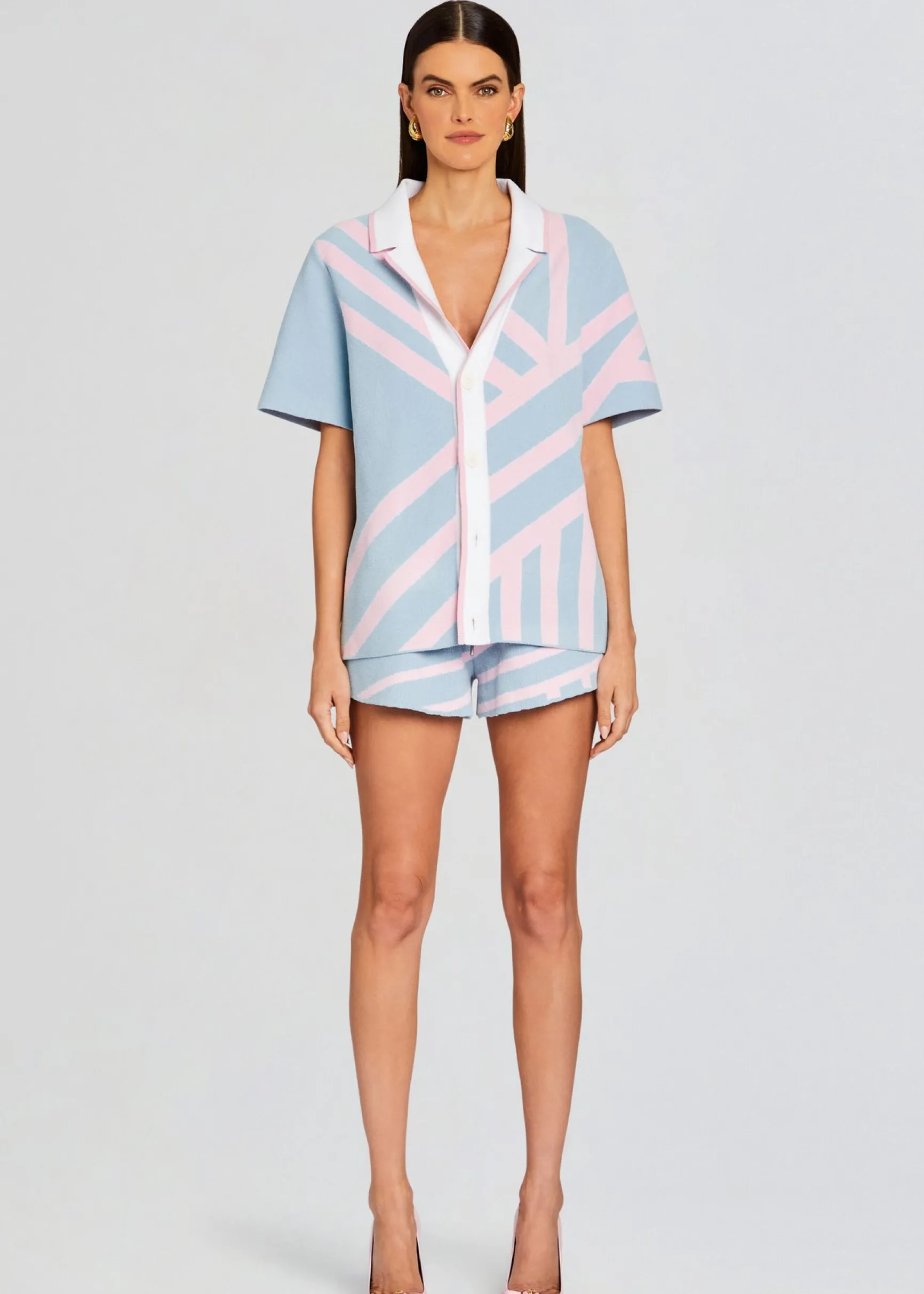 beau_short_4.webp Spring Knits*Retrofete Beau Short Jacquard Blue/Pink