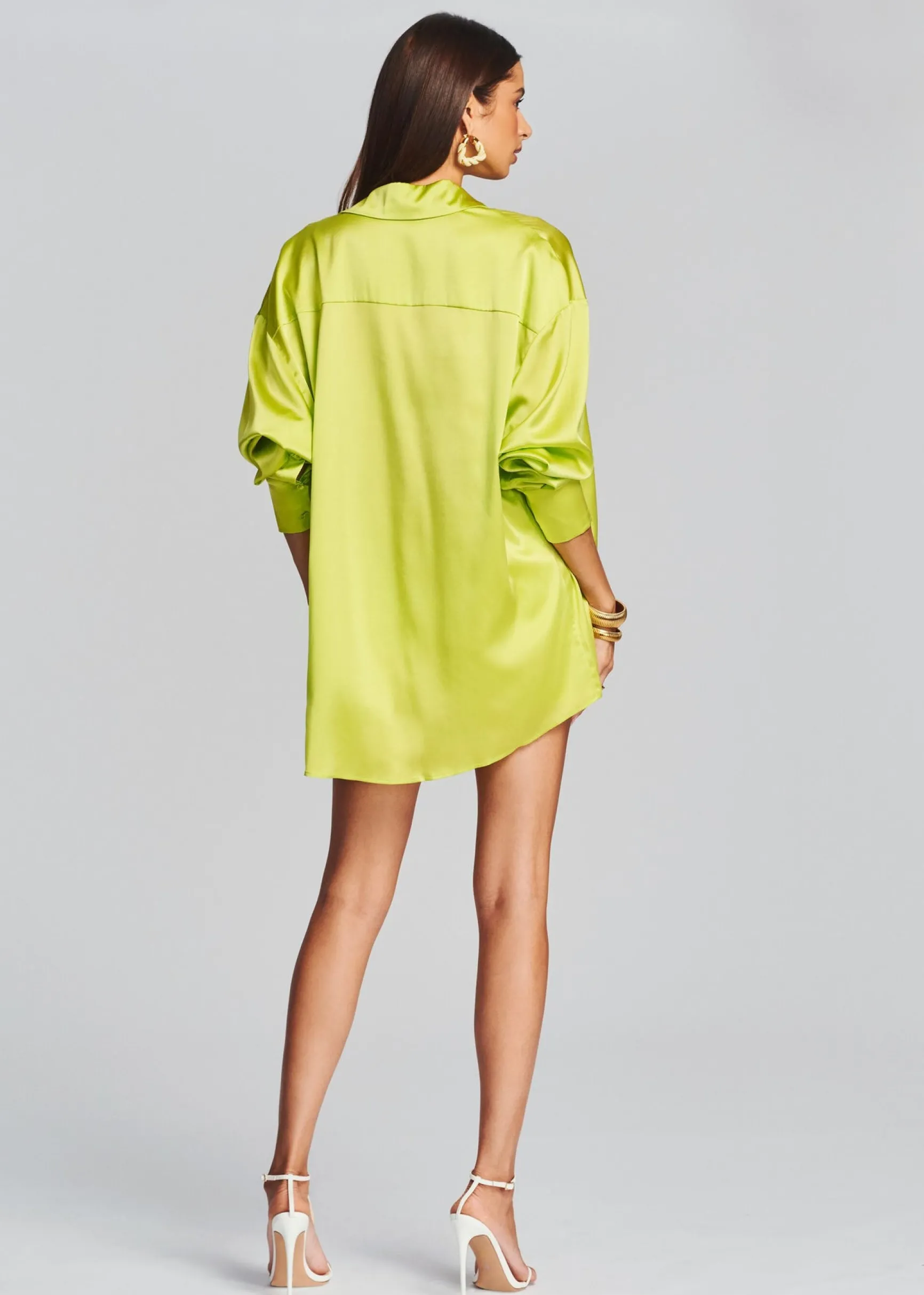 bec_silk_top_4.webp Final Sale*Retrofete Bec Silk Top Neon Yellow