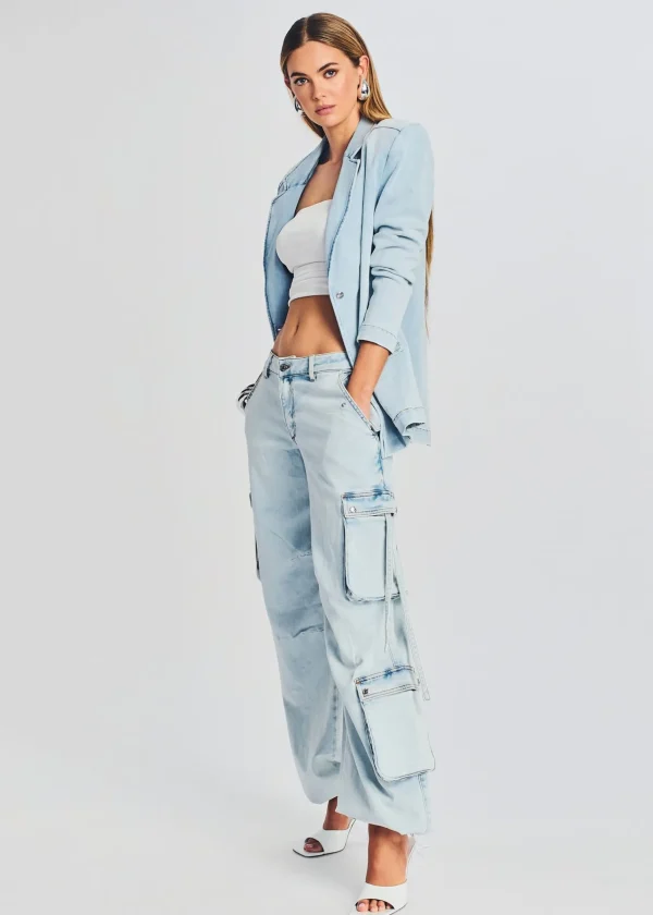 Jackets*Retrofete Beckett Denim Blazer Skylight