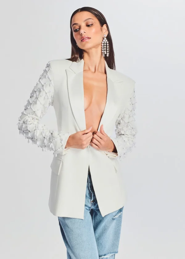 Bachelorette Party*Retrofete Bentley Blazer White