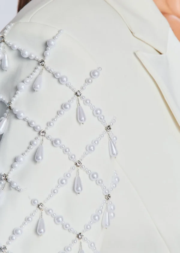 Bachelorette Party*Retrofete Bentley Blazer White