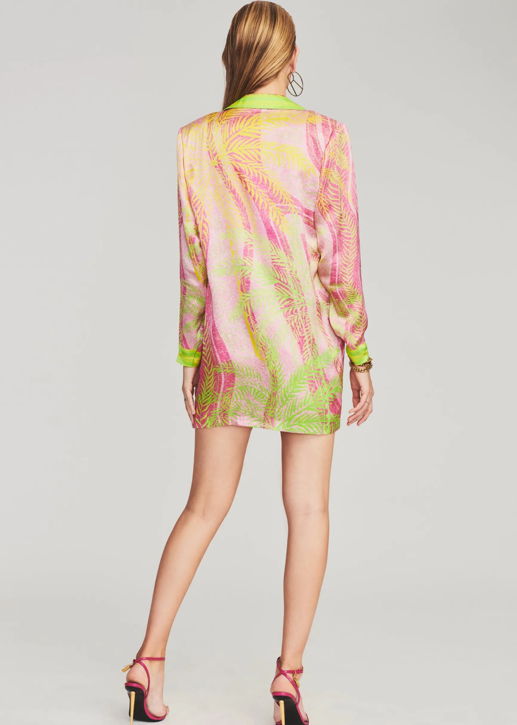 blake_silk_blazer_3-7.webp Dresses*Retrofete Blake Silk Blazer Tropical Palm
