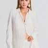 Honeymoon Looks*Retrofete Bree Shirt White